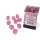Chessex: Borealis® 12mm d6 Pink/silver Luminary™ Dice Block™ (36 dice)