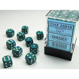 Chessex: Speckled® 12mm d6 Sea™ Dice Block™ (36 dice)