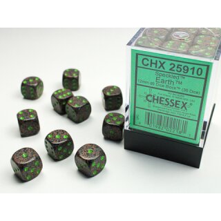 Chessex: Speckled® 12mm d6 Earth Dice Block™ (36 dice)
