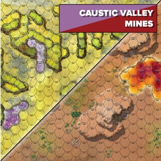 BattleTech: Battlemat Alien Worlds Caustic Valley/Mines