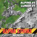 BattleTech: Battlemat Alpha Strike Hexless Alpine/Lunar...