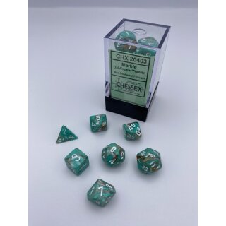 Marble Mini-Polyhedral Oxi-Copper™/white 7-Die Set
