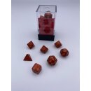 Scarab® Mini-Polyhedral Scarlet™/gold 7-Die Set