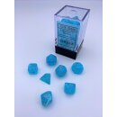 Luminary? Mini-Polyhedral Sky/silver 7-Die set