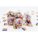 Rainbow Flag RPG Dice Set (7)