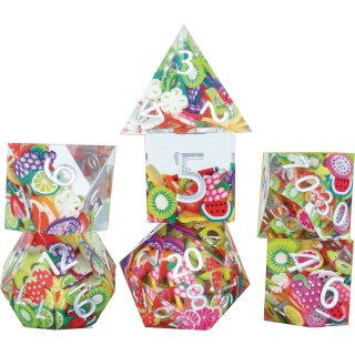 RPG Dice Set (7) Sharp Fruit