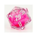 Valentines Snowglobe D20 Necklace