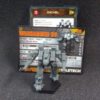 Solo Mech: Clan 80T Warhammer IIC Standard/2