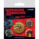 Dungeons & Dragons Ansteck-Buttons 5er-Pack Beastly