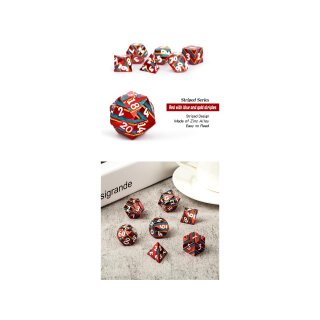 Stripe Dice Set (7) Festival
