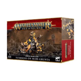 Orruk Warclans: Hauerboss auf Grunzmaul / Waghboss on Maw-Grunta