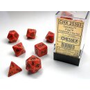 Chessex: Speckled Polyhedral Fire 7-Die Set
