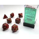 Chessex: Speckled Polyhedral Strawberry 7-Die Set
