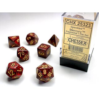 Chessex: Speckled Polyhedral Mercury 7-Die Set