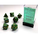 Chessex: Speckled Polyhedral Golden Recon 7-Die Set