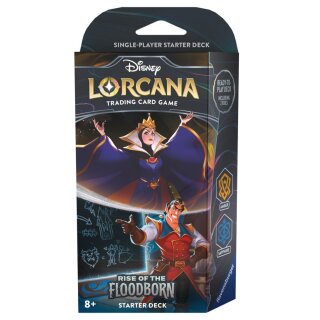 Disney Lorcana - Rise of the Floodborn The Queen & Gaston Starter Deck