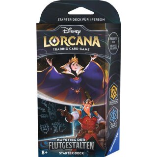 Disney Lorcana - Aufstieg der Flutgestalten Die Königin & Gaston Starter Deck