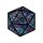 Holographic Mosaic D20 Sticker