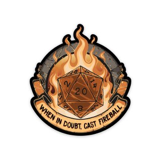 When in Doubt Sticker