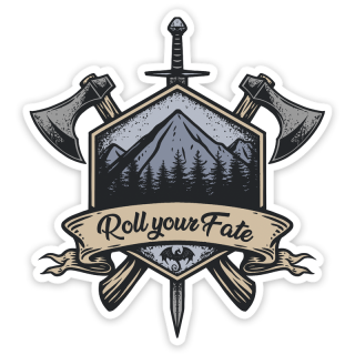 Roll Your Fate Sticker