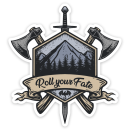 Roll Your Fate Sticker
