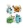 Kawaii Dice Sticker Pack 1