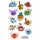 Kawaii Dice Classes Stickers