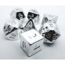 Würfelset Shiny: Silver (7)