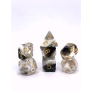 Würfelset Transparent: Nebula Marble (7)