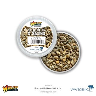 Warlord Games: Battlefields & Basing: Rocks & Pebbles (180ml)