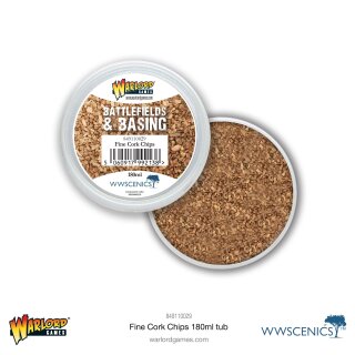 Warlord Games: Battlefields & Basing: Fine Cork Chips (180ml)