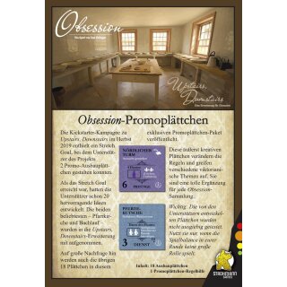 Obsession: Promo Plättchen