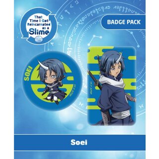 That Time I Got Reincarnated as a Slime Ansteck-Buttons Doppelpack Soei