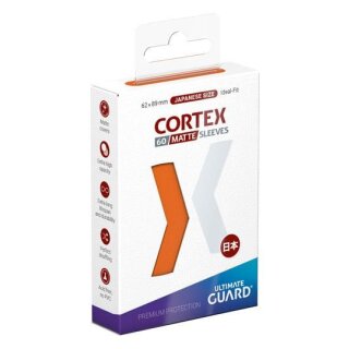 Ultimate Guard Cortex Sleeves Japanische Größe Matt-Orange (60)