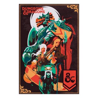 Dungeons & Dragons Poster Set Champions and Worriors 61 x 91 cm