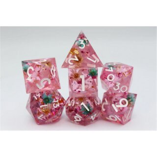 Sharp Edge Resin Dice Set (7) Floral Wind