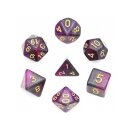 Black & Purple Galaxy RPG Dice Set (7)