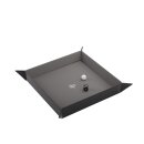 Gamegenic: Magnetic Dice Tray Square Black&Gray