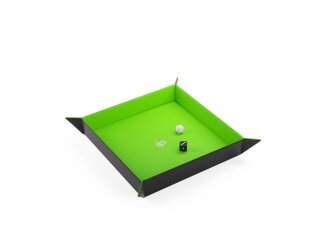 Gamegenic: Magnetic Dice Tray Square Black&Green
