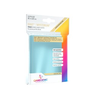 Gamegenic: PRIME Dixit Sleeves Clear 79 x 120 mm