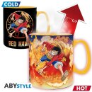 ONE PIECE - Mug Heat Change - 460 ml - Luffy & Sabo