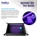 Blacklight Dice Tray with D20 Black