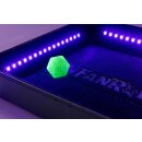 Blacklight Dice Tray with D20 Black