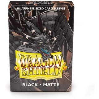 Dragon Shield: Japanese Matte – Black (60)