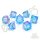 Pink Ice Liquid Core RPG Dice Set