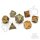 Sundered Spells Metal RPG Dice Set