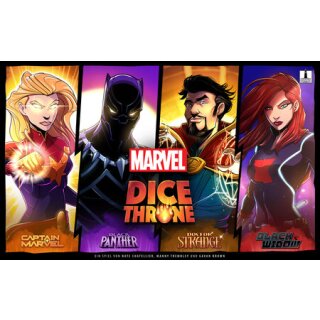 Marvel Dice Throne: Box 2 (Captain Marvel, Black Panther, Doctor Strange, Black Widow) DE *stationär*