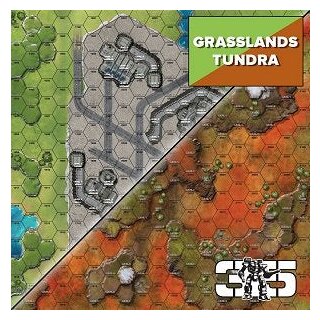 BattleTech: Battlemat Grasslands & Tundra