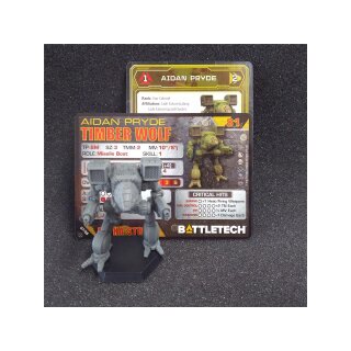 Solo Mech: Clan 75T Legendary MechWarrior Aiden Prydes Timber Wolf