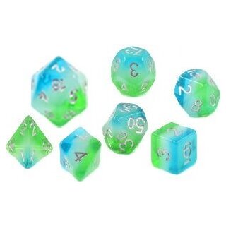 Sirius Dice: Dice Set - Blue Hawaiian (7)